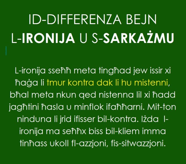 ironija u sarkażmu
